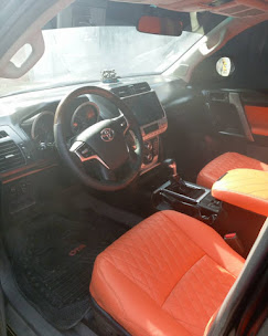 Clean car interior for chauffeur service
